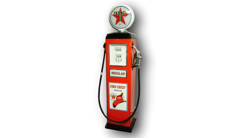 Texaco Fire Chief 1950 Erie Gas Pump - Red