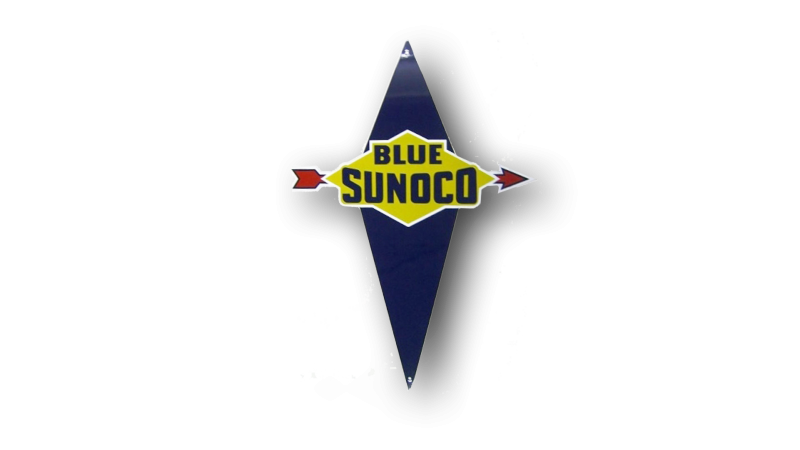 Blue Sunoco Sign