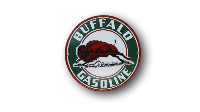 Buffalo Gasoline Porcelain