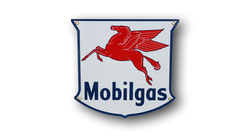 Mobilgas Shield Porcelain