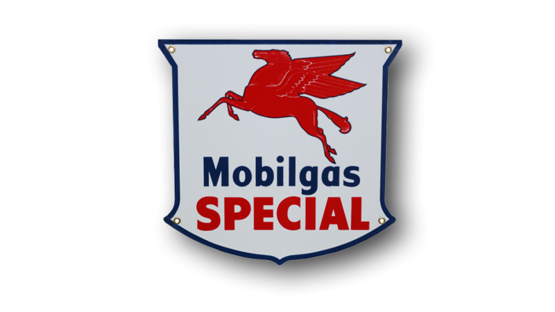 Mobilgas Special Shield Porcelain