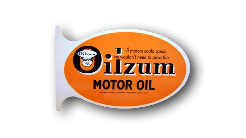 Oilzum Flange Sign